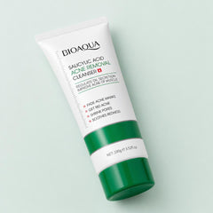 BIOAQUA limpiador facial acido salicilico - tubo tumbado
